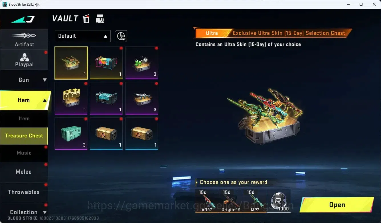 Blood Strike Accounts ASIA | TR Ken Ryugi Striker | 7DS KAG-6 Gun | 3 7D image 10