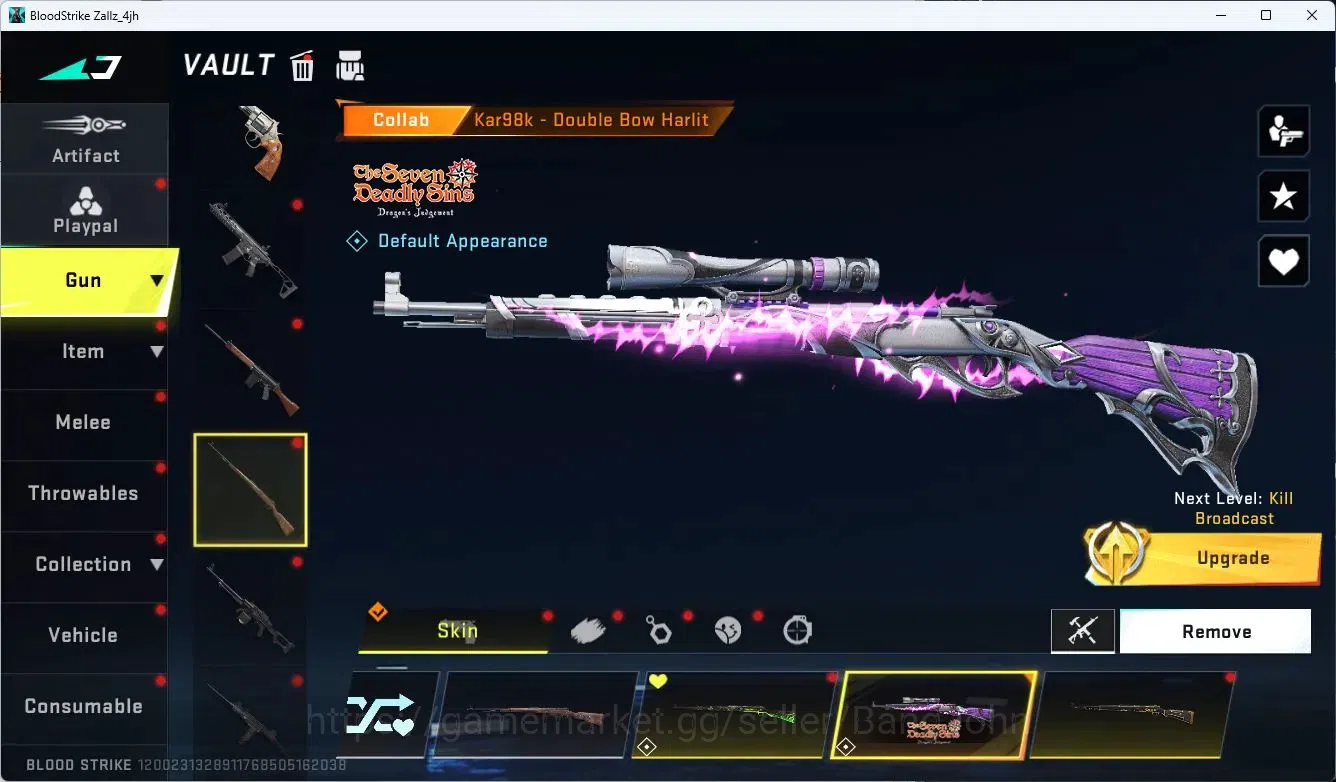 Blood Strike Accounts ASIA | TR Ken Ryugi Striker | 7DS KAG-6 Gun | 3 7D image 7