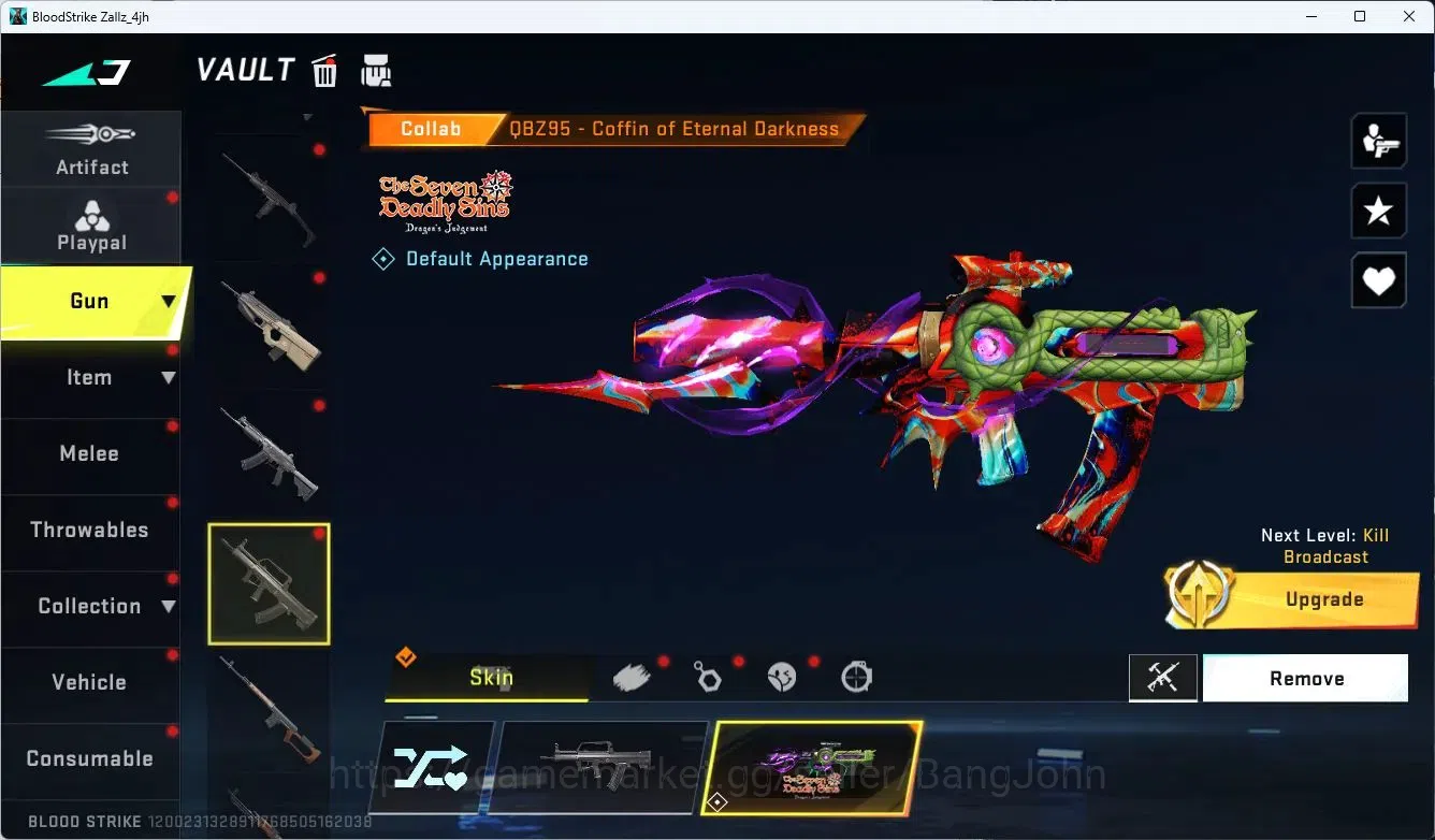 Blood Strike Accounts ASIA | TR Ken Ryugi Striker | 7DS KAG-6 Gun | 3 7D image 8