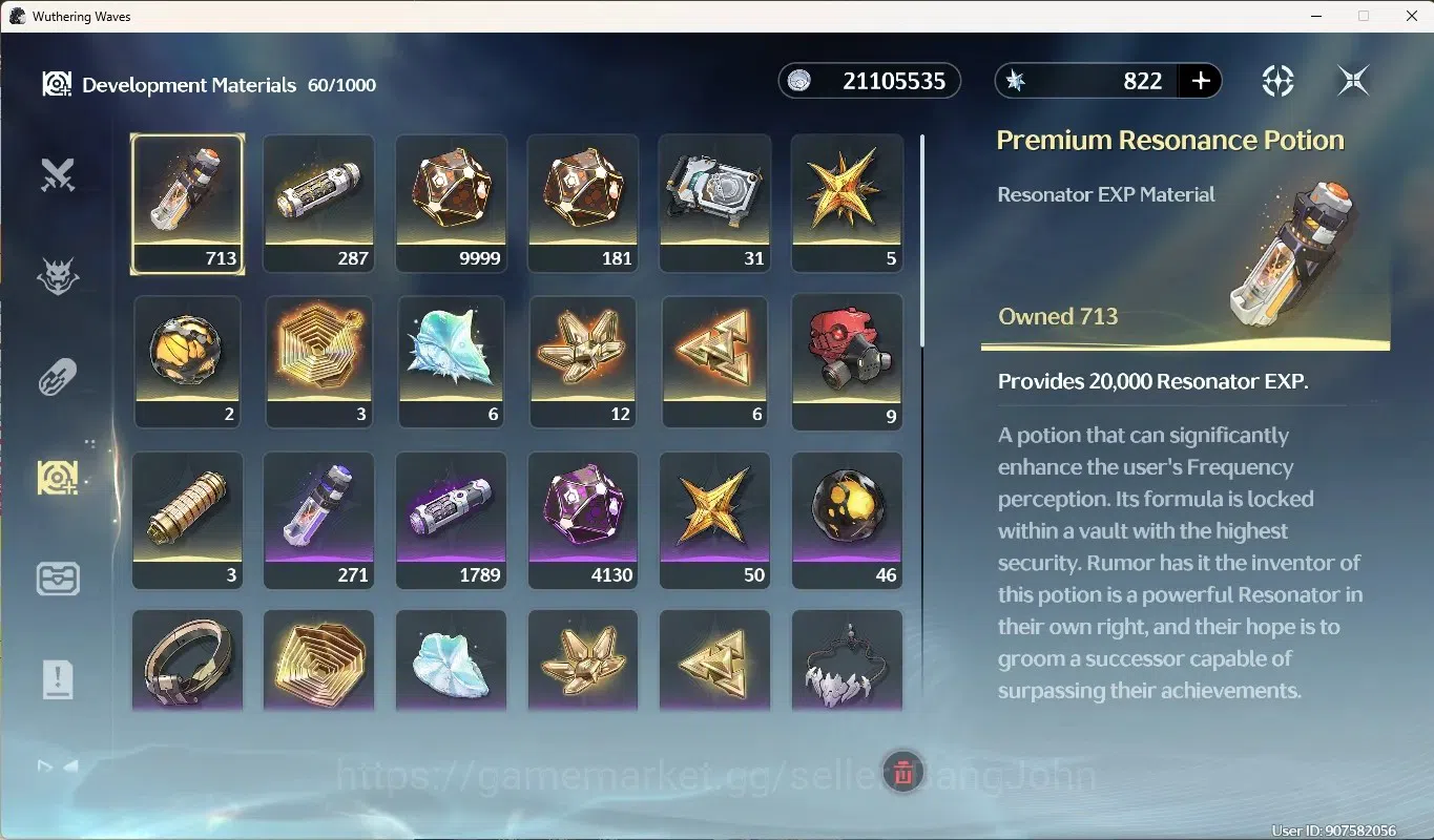Wuthering Waves Accounts Starter SEA|UL 48|Rank 5|1 Char Limited [Hiyuki Resonance 5] |Mc Male|TakeMail WW246B 11