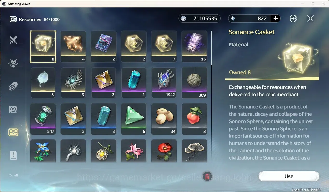 Wuthering Waves Accounts Starter SEA|UL 48|Rank 5|1 Char Limited [Hiyuki Resonance 5] |Mc Male|TakeMail WW246B 12