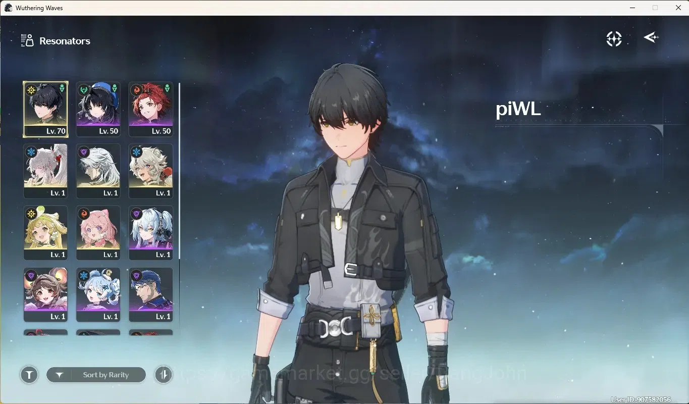 Wuthering Waves Accounts Starter SEA|UL 48|Rank 5|1 Char Limited [Hiyuki Resonance 5] |Mc Male|TakeMail WW246B 2