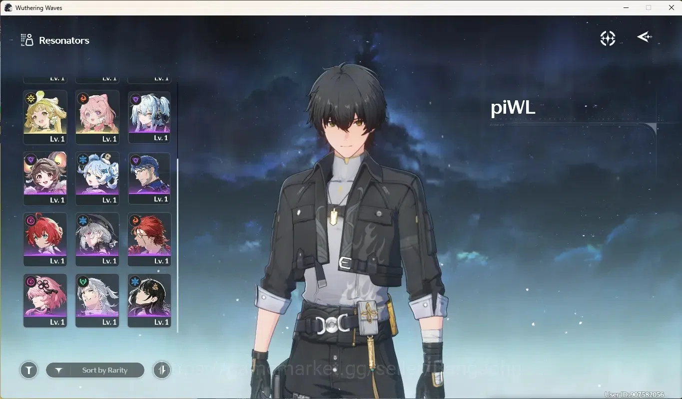 Wuthering Waves Accounts Starter SEA|UL 48|Rank 5|1 Char Limited [Hiyuki Resonance 5] |Mc Male|TakeMail WW246B 3