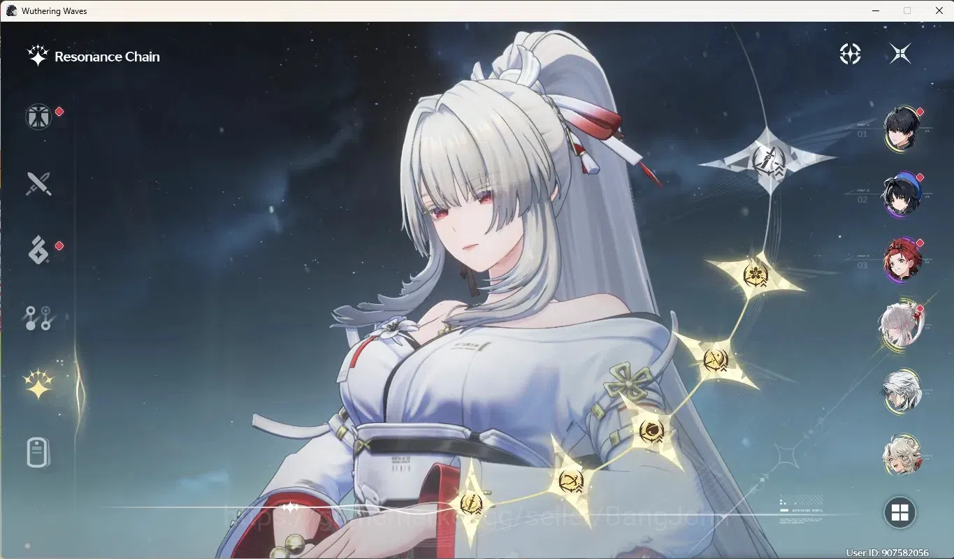 Wuthering Waves Accounts Starter SEA|UL 48|Rank 5|1 Char Limited [Hiyuki Resonance 5] |Mc Male|TakeMail WW246B 4