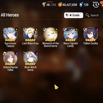 Epic Seven Accounts High-End GLOBAL UnVerif|NewEra|7 ML(SN Yulha,Monarch,BW Iseria,etc)+HARU+Art,UP