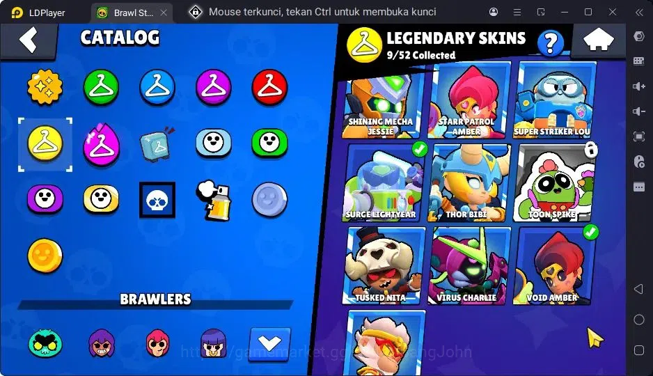 Brawl Stars Accounts Trophy 28219|94 Brawler|21 Max Hypercharge|2 Hyoercharge,9 Legend,72 Epic Skins|31395 13