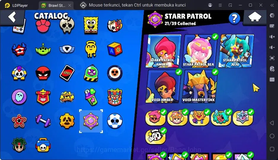 Brawl Stars Accounts Trophy 28219|94 Brawler|21 Max Hypercharge|2 Hyoercharge,9 Legend,72 Epic Skins|31395 18