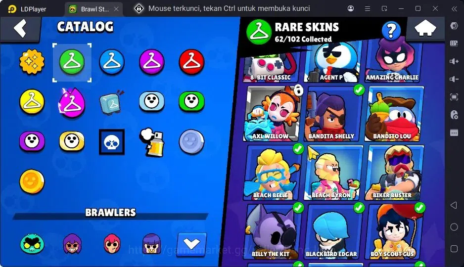 Brawl Stars Accounts Trophy 28219|94 Brawler|21 Max Hypercharge|2 Hyoercharge,9 Legend,72 Epic Skins|31395 5
