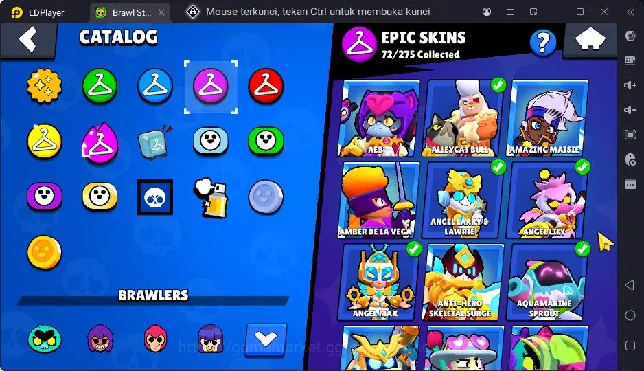 Brawl Stars Accounts Trophy 28219|94 Brawler|21 Max Hypercharge|2 Hyoercharge,9 Legend,72 Epic Skins|31395 7