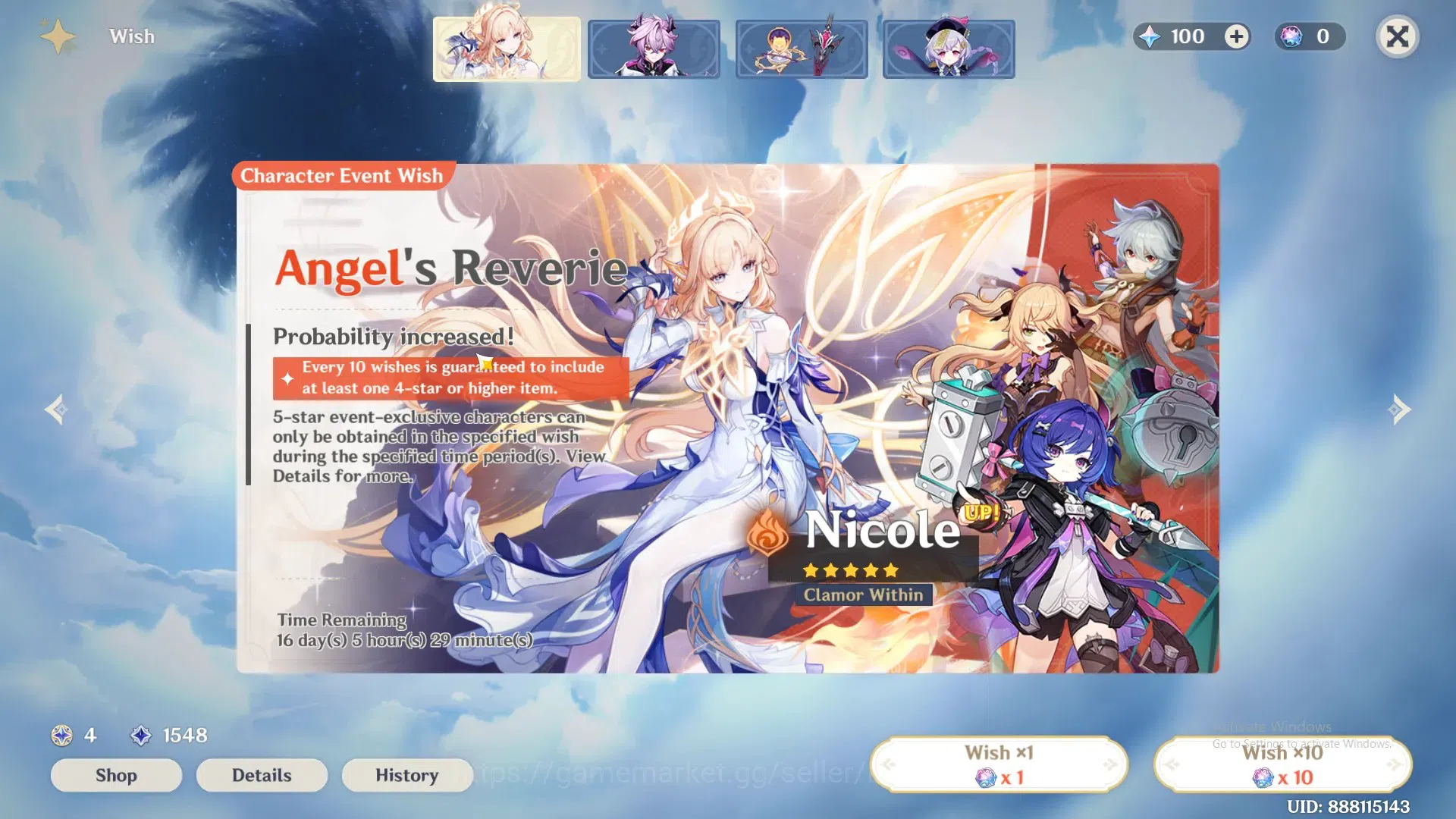 Genshin Impact Accounts Others ASIA|AR 6