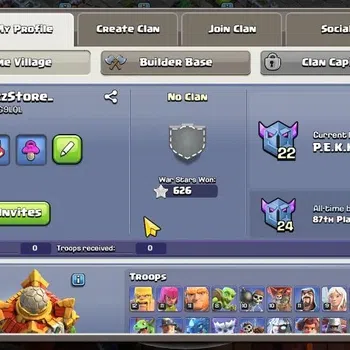 Clash of Clans Accounts High-End TH16-BH10|Lv.196|BK79,AQ79,MP65,GW61,RC39,DD10|BM30,BC30|6 LG & 9 Gold