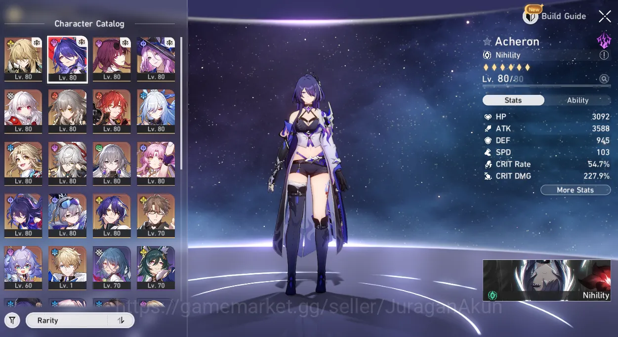Honkai Star Rail Accounts Mid Game ASIA [TL70] 8 Limited (Kafka, Jade+Sign, Acheron+Sign, Jingliu, ETC)|Penacony|Take Email 3