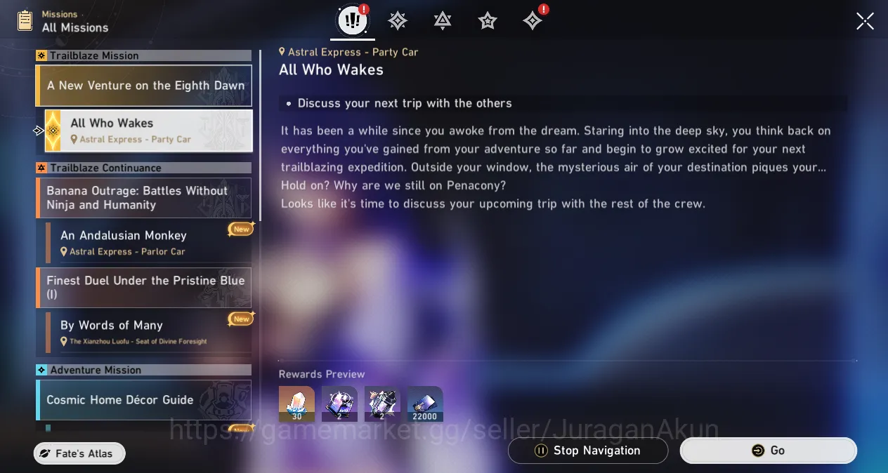Honkai Star Rail Accounts Mid Game ASIA [TL70] 8 Limited (Kafka, Jade+Sign, Acheron+Sign, Jingliu, ETC)|Penacony|Take Email 6
