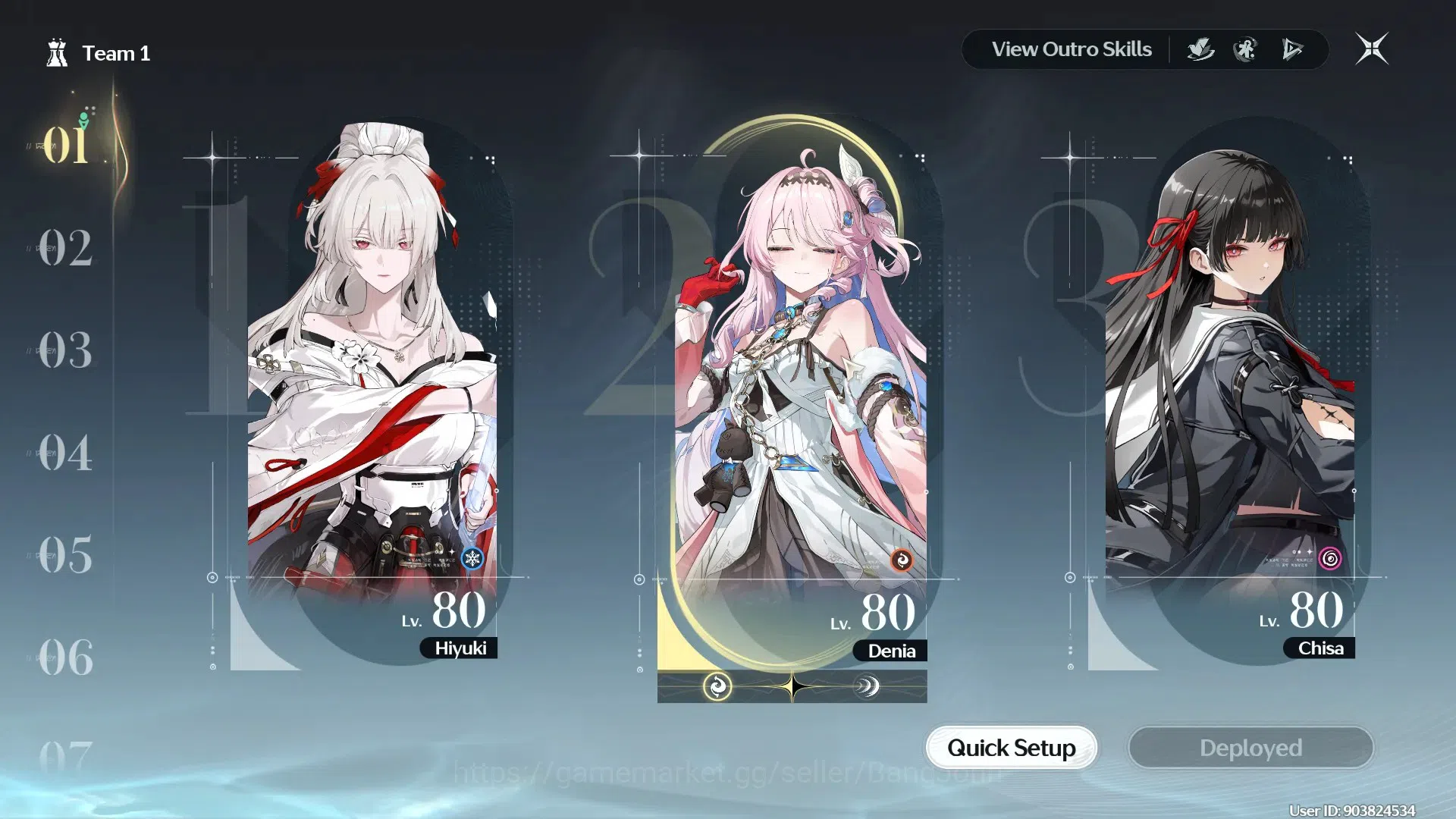 Wuthering Waves Accounts SEA|UL 56 | Rank 6 | 25 Limit | 9(*4Char) | 2(*5We image 14