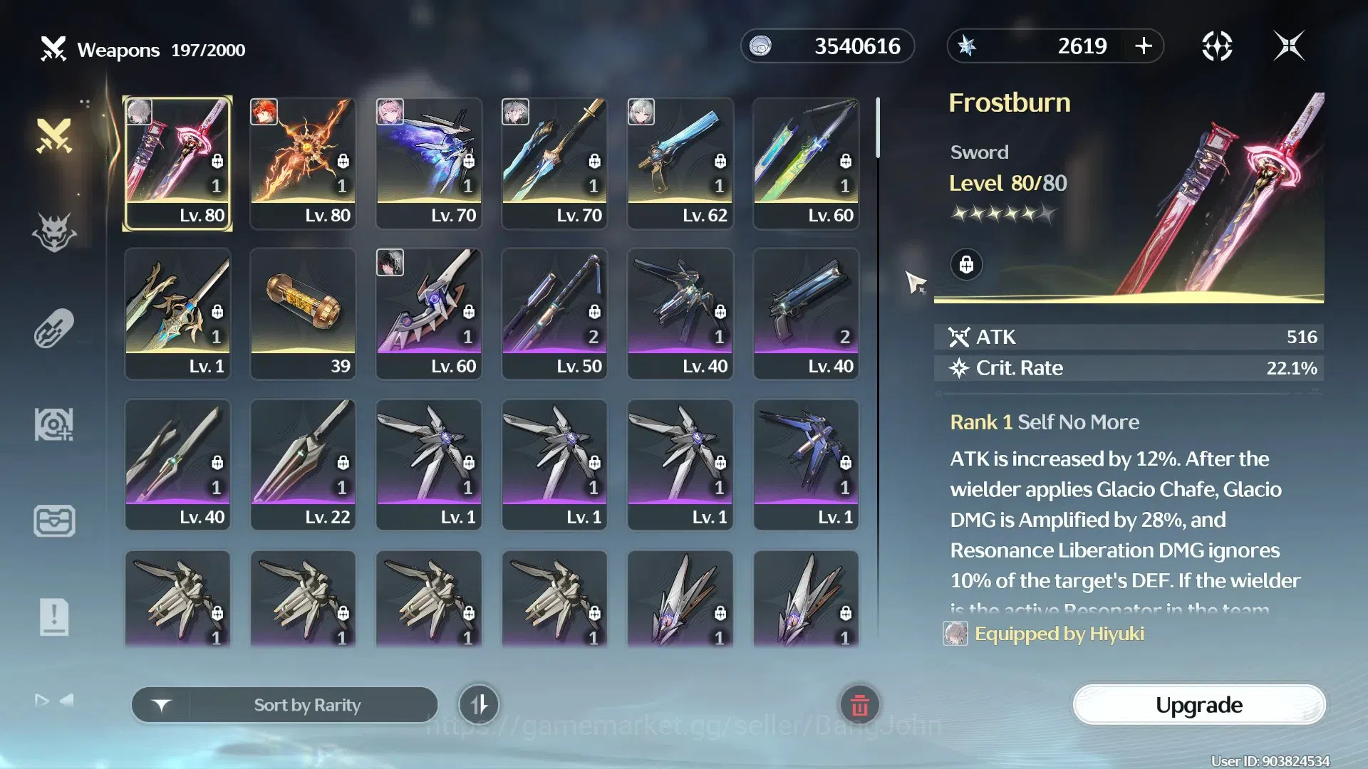 Wuthering Waves Accounts SEA|UL 56 | Rank 6 | 25 Limit | 9(*4Char) | 2(*5We image 5