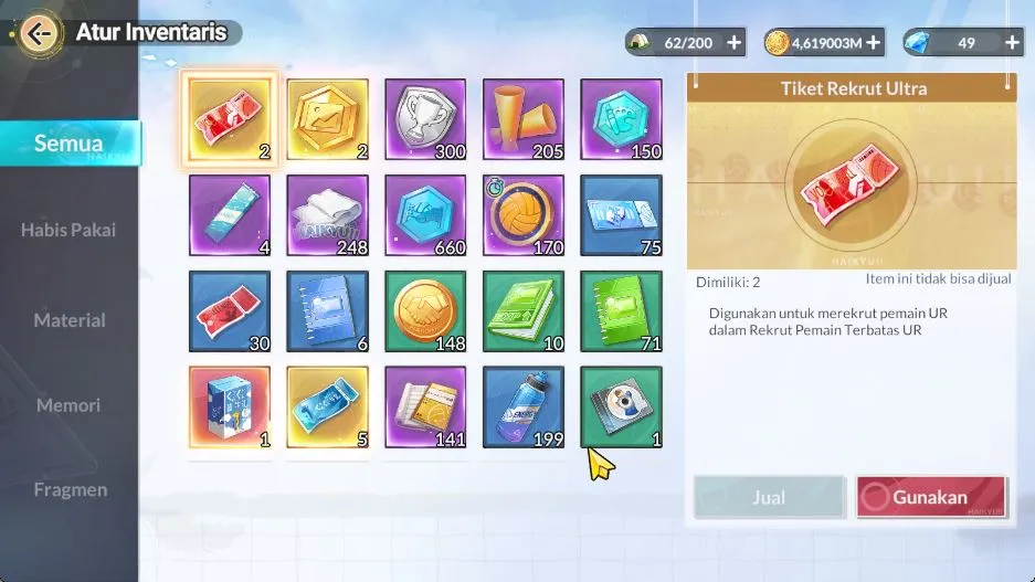 HAIKYU!! FLY HIGH Accounts [SEA] Lv28 |37 RT |UR Toru Oikawa+Memo + 14 SSR[Iwaizumi,Kentaro,Tendo,Ghosiki,Etc] | Log Google 5