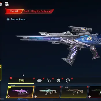 Blood Strike Accounts Collab Skin Asia|Eternal Galil Blight Embrance Lv3,MP7+Collab AOT M4A1 Bof,OPM SKS Mumen|6