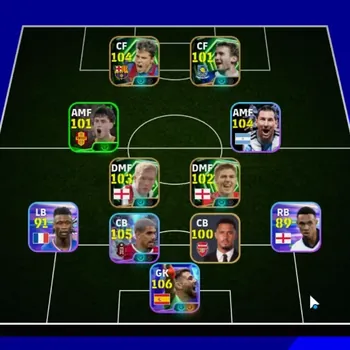 eFootball Accounts Legends & Iconic Players Android|Power 3107|Show Time Unai Simon,Ronald Araujo,Yamal,Messi|Epic Javier