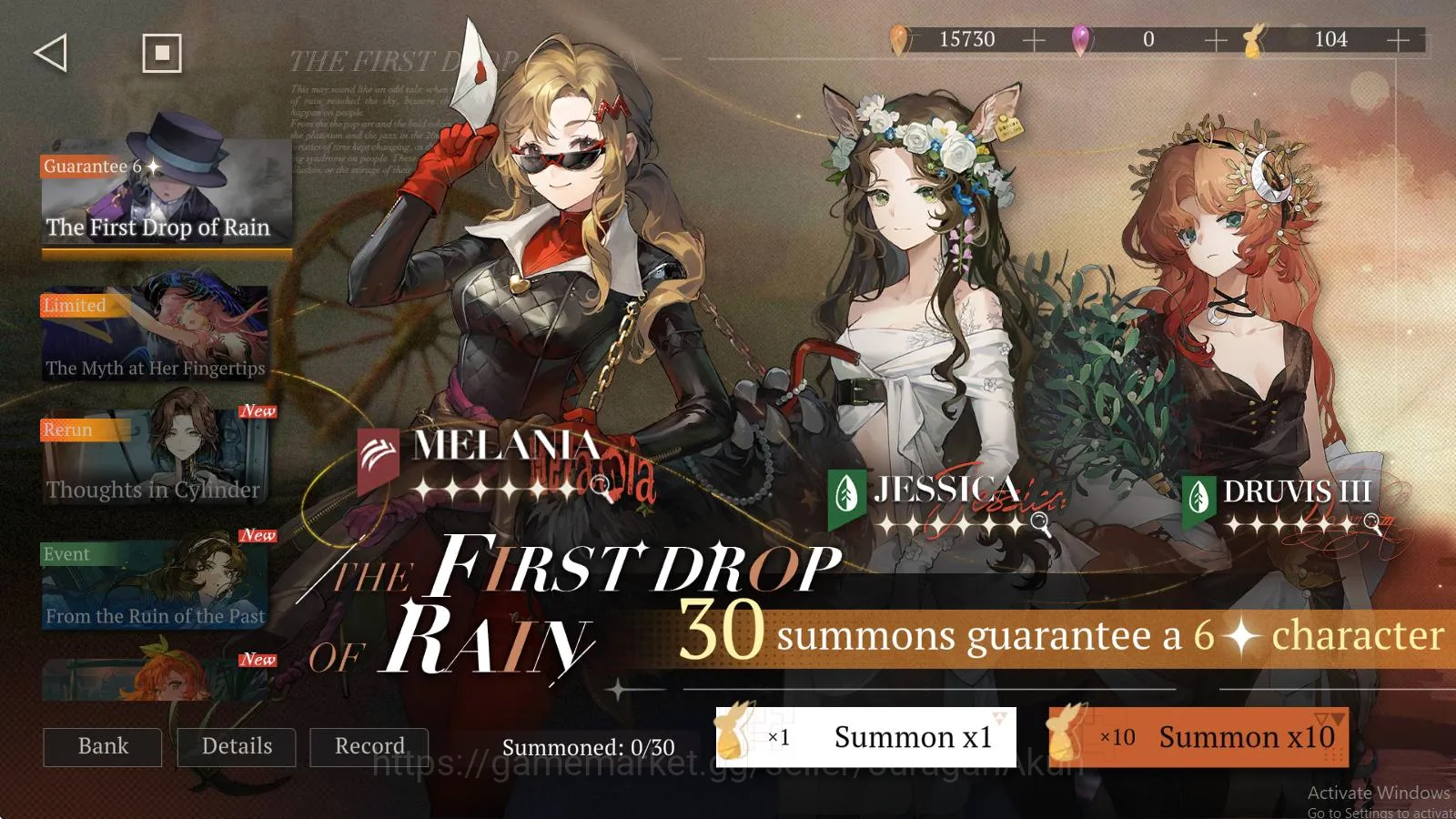 Reverse: 1999 Accounts Starter Global Starter Gacha 15730 Clear Drop + 104 Unilog + Ulrich + Selector On | Email Changeable 6