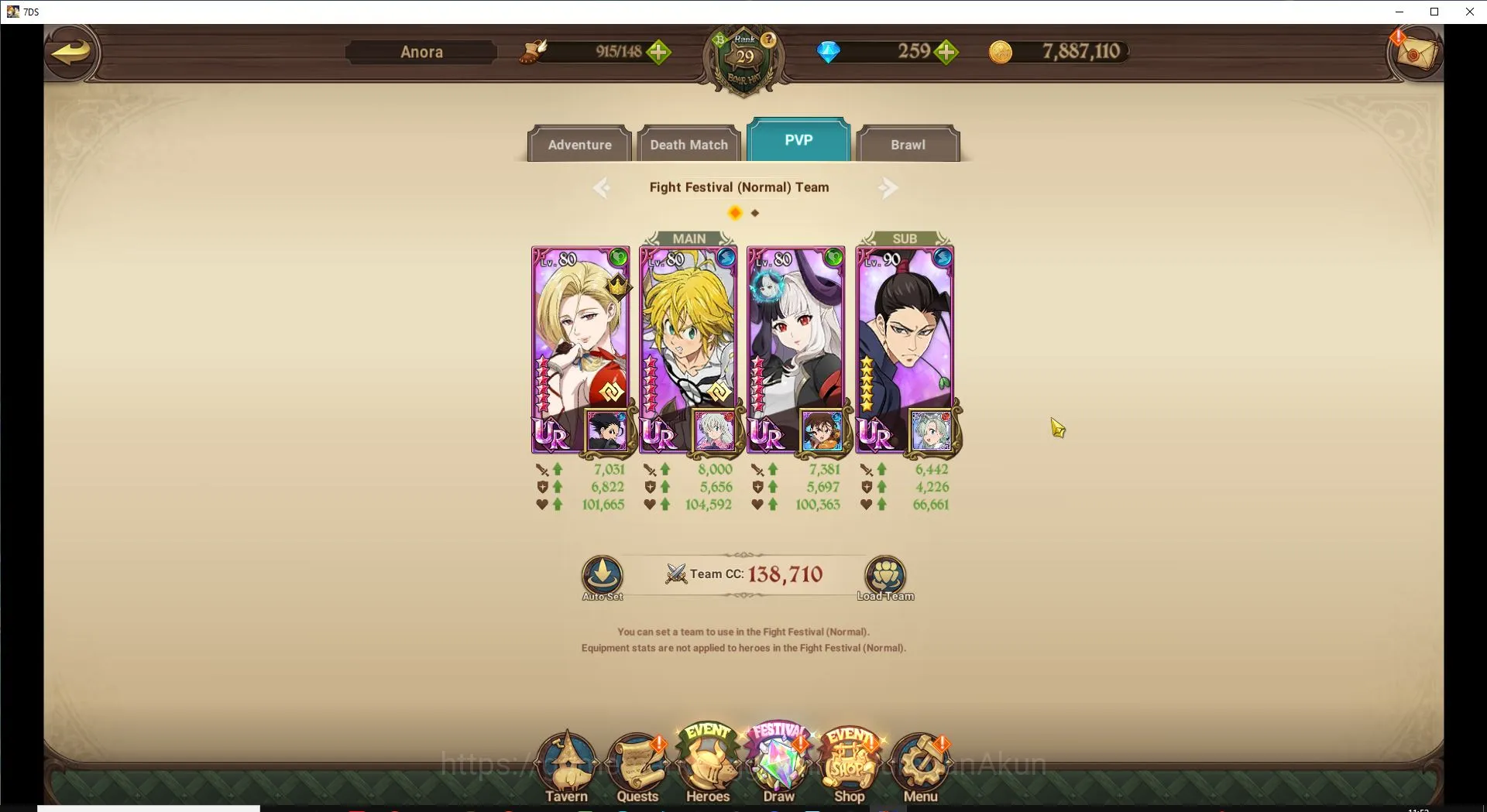 The Seven Deadly Sins: Grand Cross Accounts ASIA|1,2M CC|1 UL + 1 UR + 226 Gems (Elizabeth,Mel image 5