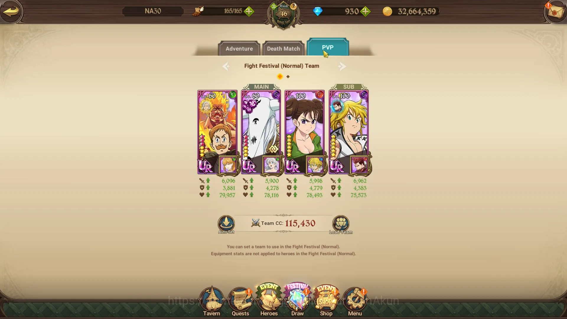 The Seven Deadly Sins: Grand Cross Accounts Global | Starter | 861K CC,Ch5 | 3 UR + 930 Gems | image 6
