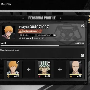 BLEACH: Soul Resonance Accounts NuverseSEA|Lv 18| 3 SSR (Ichigo Dual Z)+Sign,Urahara,Ikkaku|11 SR