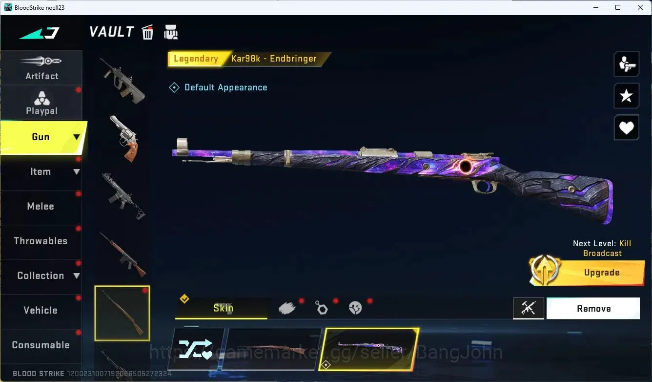 Blood Strike Accounts ASIA | 1 EVA Glide | 1 Legendary Melee | 4 Legenda image 5