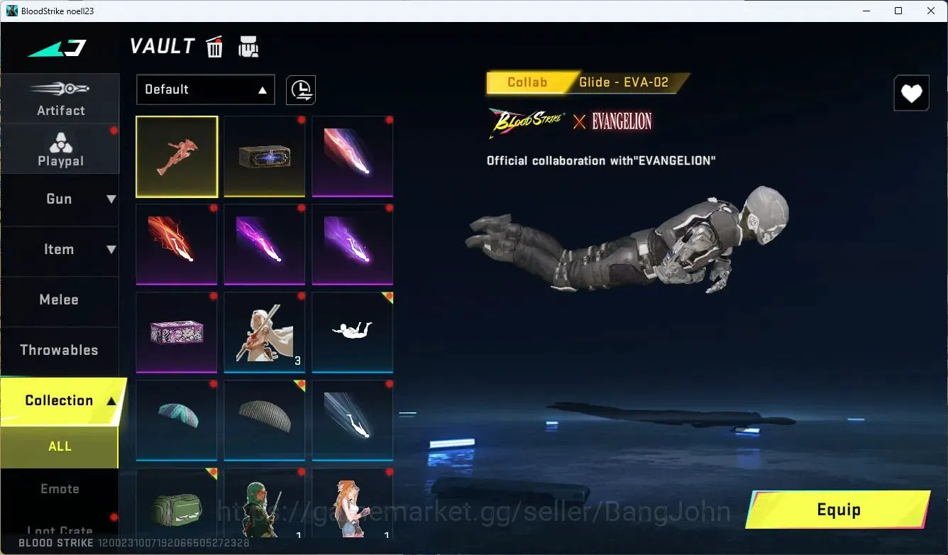 Blood Strike Accounts ASIA | 1 EVA Glide | 1 Legendary Melee | 4 Legenda image 8