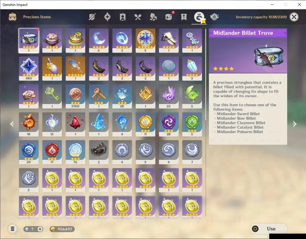 Genshin Impact Accounts ASIA|AR 59|10 Limited+3(*5Weapon)|[Nahida,ZhongliC image 12