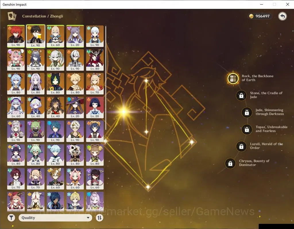 Genshin Impact Accounts ASIA|AR 59|10 Limited+3(*5Weapon)|[Nahida,ZhongliC image 3
