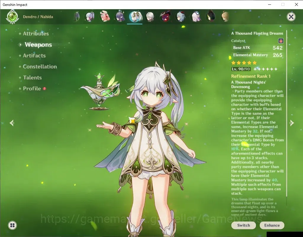 Genshin Impact Accounts ASIA|AR 59|10 Limited+3(*5Weapon)|[Nahida,ZhongliC image 5
