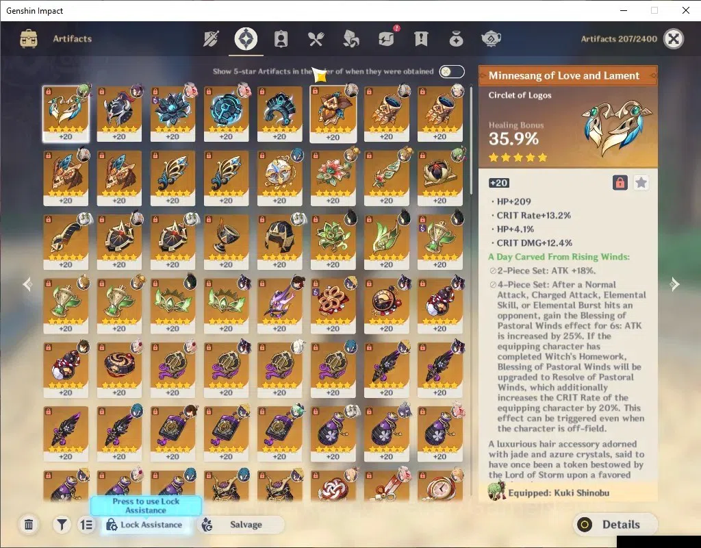 Genshin Impact Accounts ASIA|AR 59|10 Limited+3(*5Weapon)|[Nahida,ZhongliC image 8