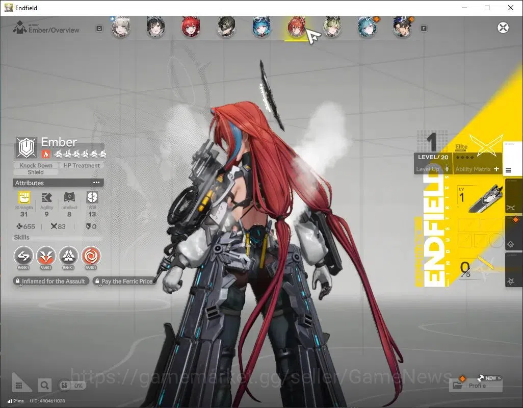 Arknights: Endfield Accounts ASIA|Lv 21|5 SSR(1 Limited)+5 (*6 Weapon)|ZuangFan image 5