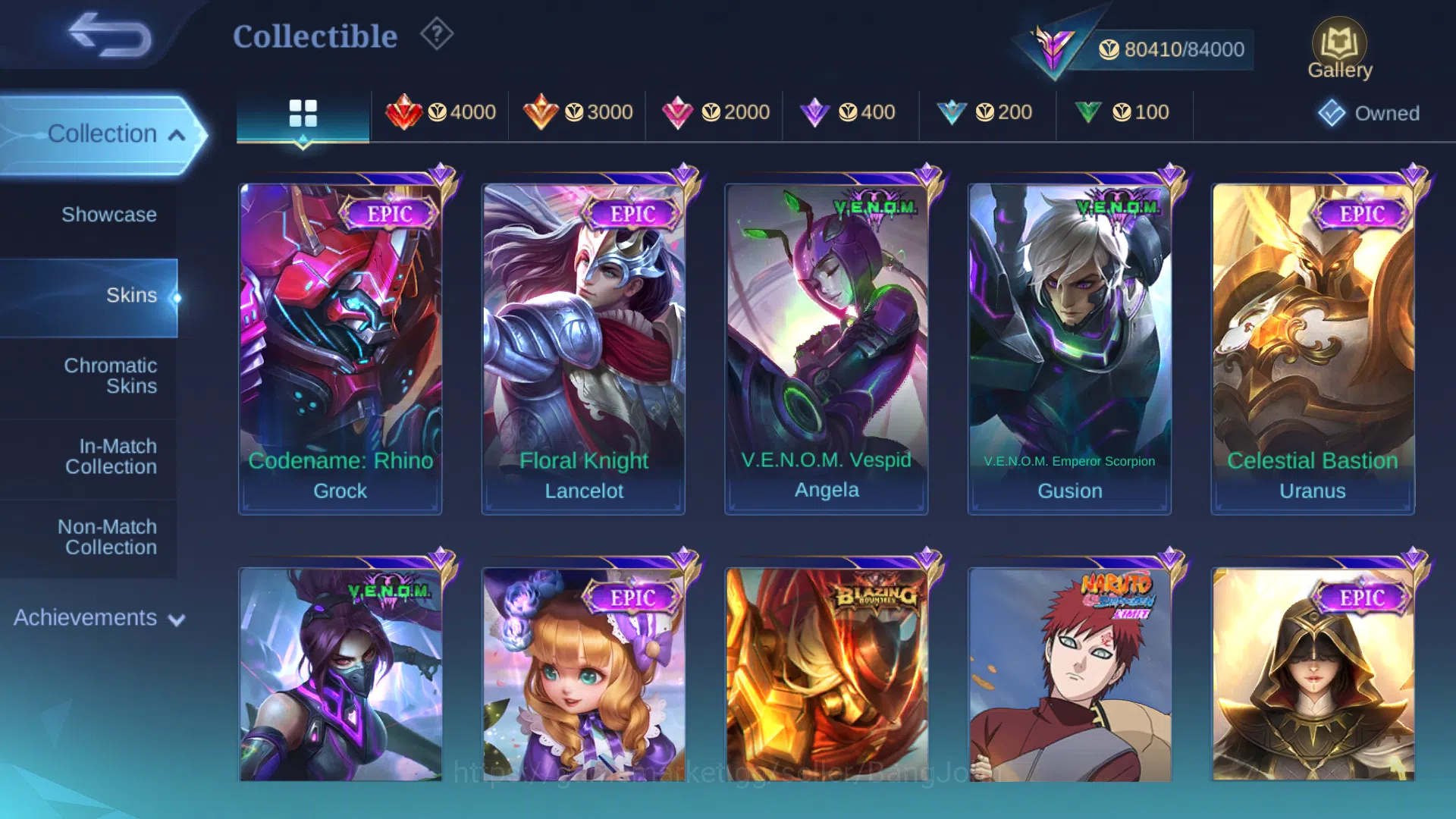 Mobile Legends: Bang Bang Accounts Hero 131 | Skin 271 | Legend Saber | Legend Valir  image 10