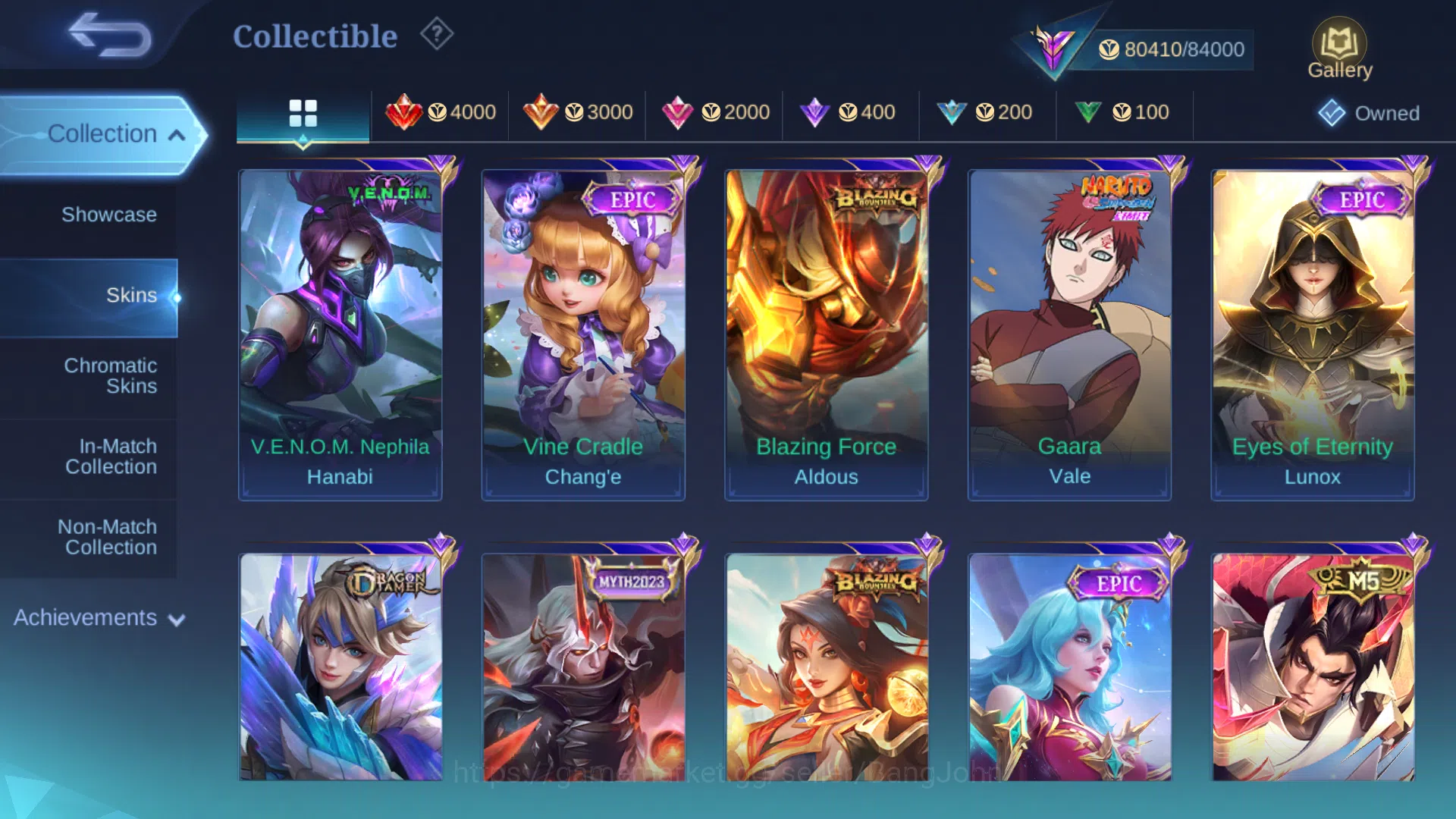 Mobile Legends: Bang Bang Accounts Hero 131 | Skin 271 | Legend Saber | Legend Valir  image 11
