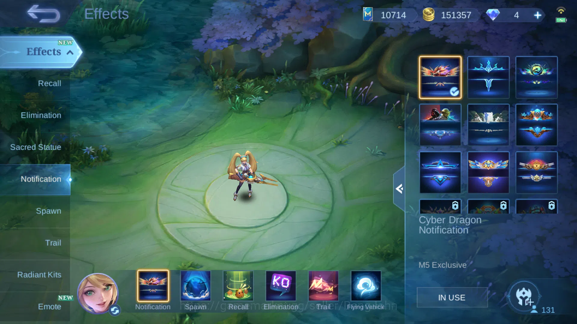 Mobile Legends: Bang Bang Accounts Hero 131 | Skin 271 | Legend Saber | Legend Valir  image 14