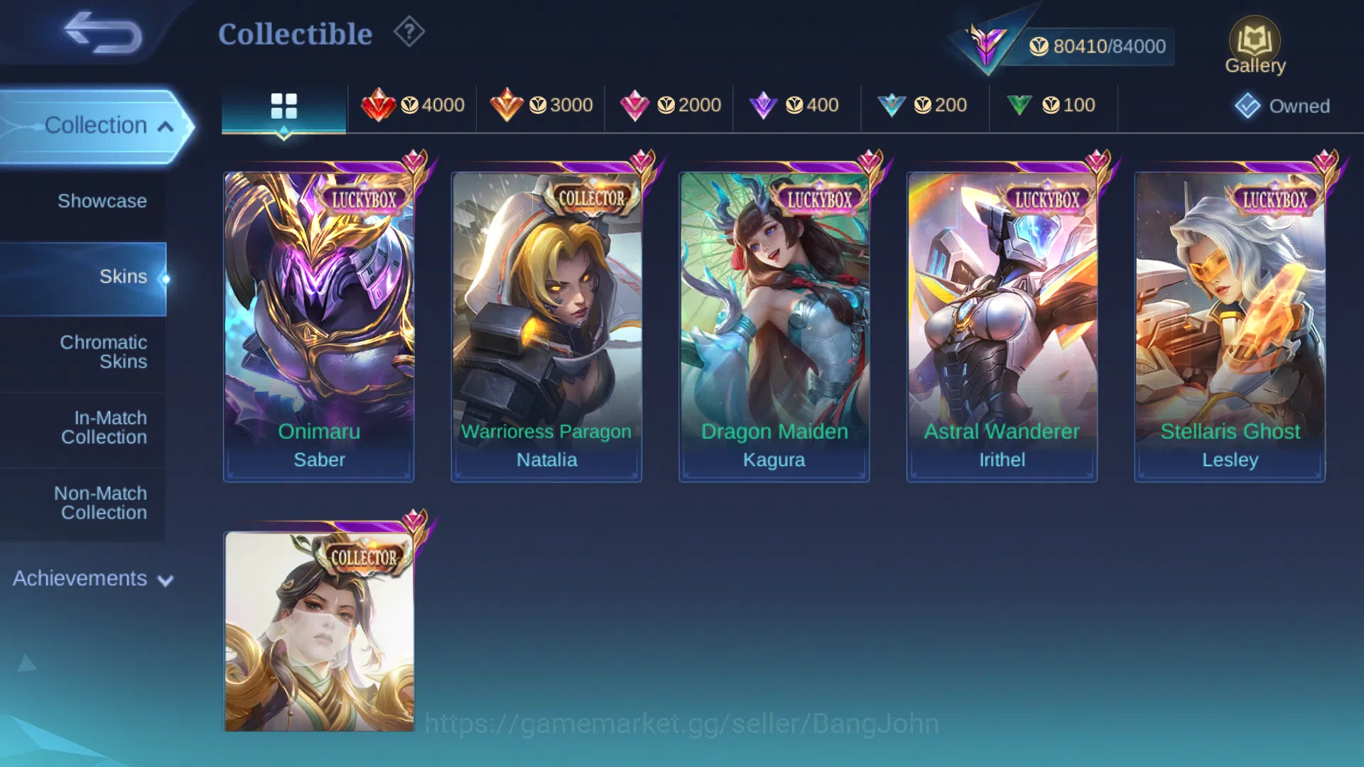 Mobile Legends: Bang Bang Accounts Hero 131 | Skin 271 | Legend Saber | Legend Valir  image 7