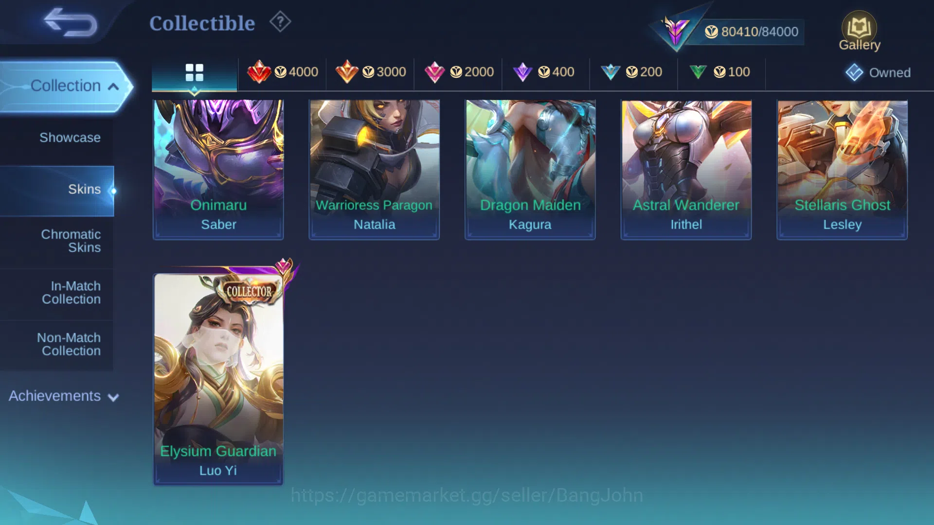 Mobile Legends: Bang Bang Accounts Hero 131 | Skin 271 | Legend Saber | Legend Valir  image 8