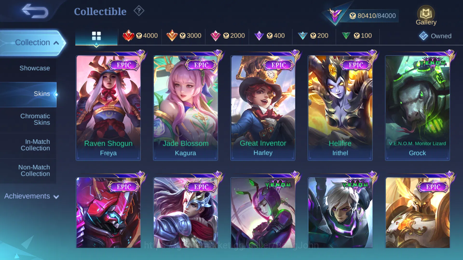 Mobile Legends: Bang Bang Accounts Hero 131 | Skin 271 | Legend Saber | Legend Valir  image 9