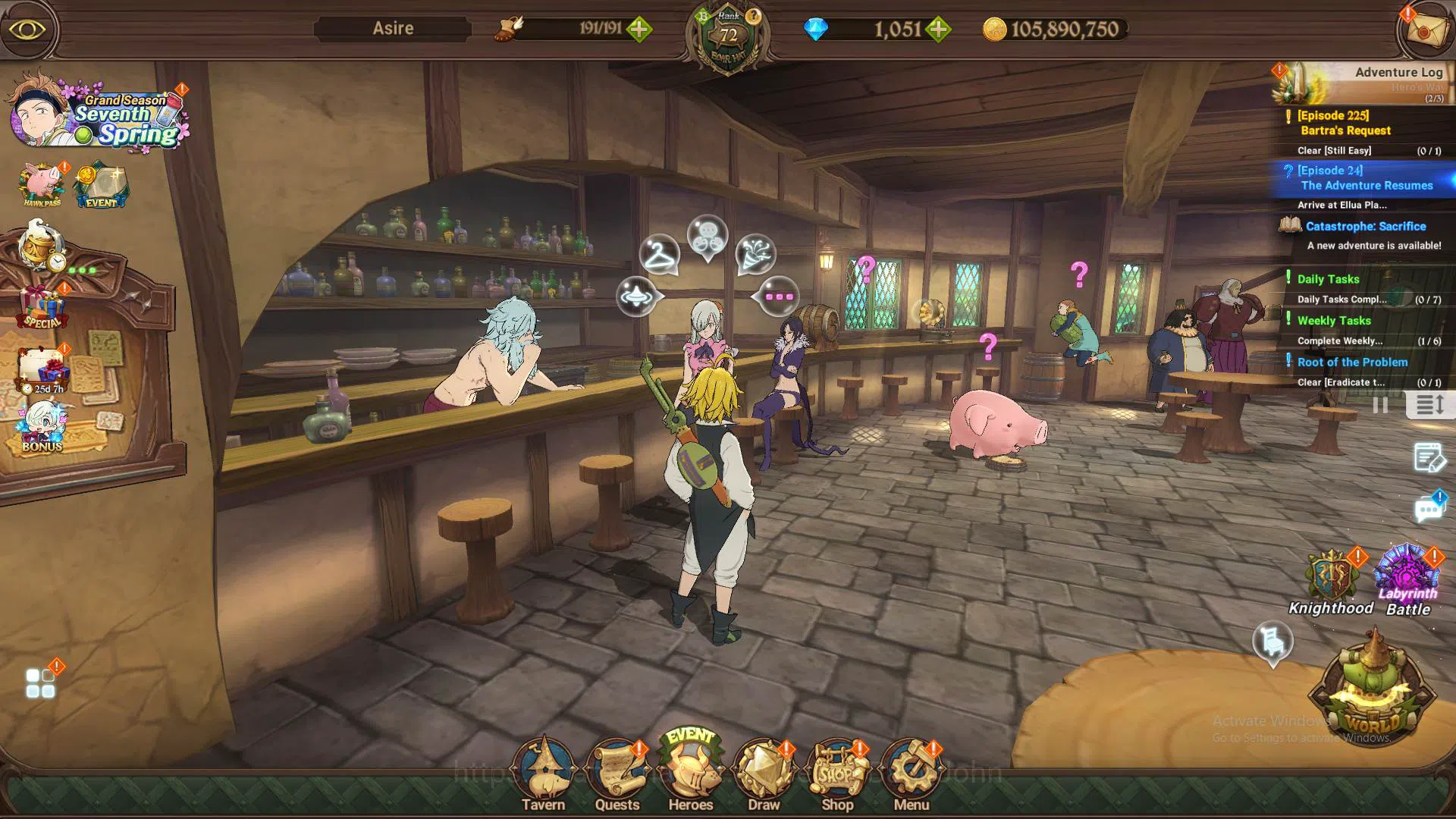 The Seven Deadly Sins: Grand Cross Others ASIA|1.9m CC|DM 1051|2LR Roxy,Elizabeth|Full colla image 1