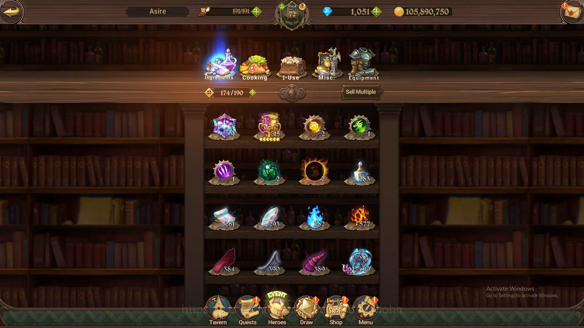 The Seven Deadly Sins: Grand Cross Accounts Others ASIA|1.9m CC|DM 1051|2LR Roxy,Elizabeth|Full collab FF|UR 4