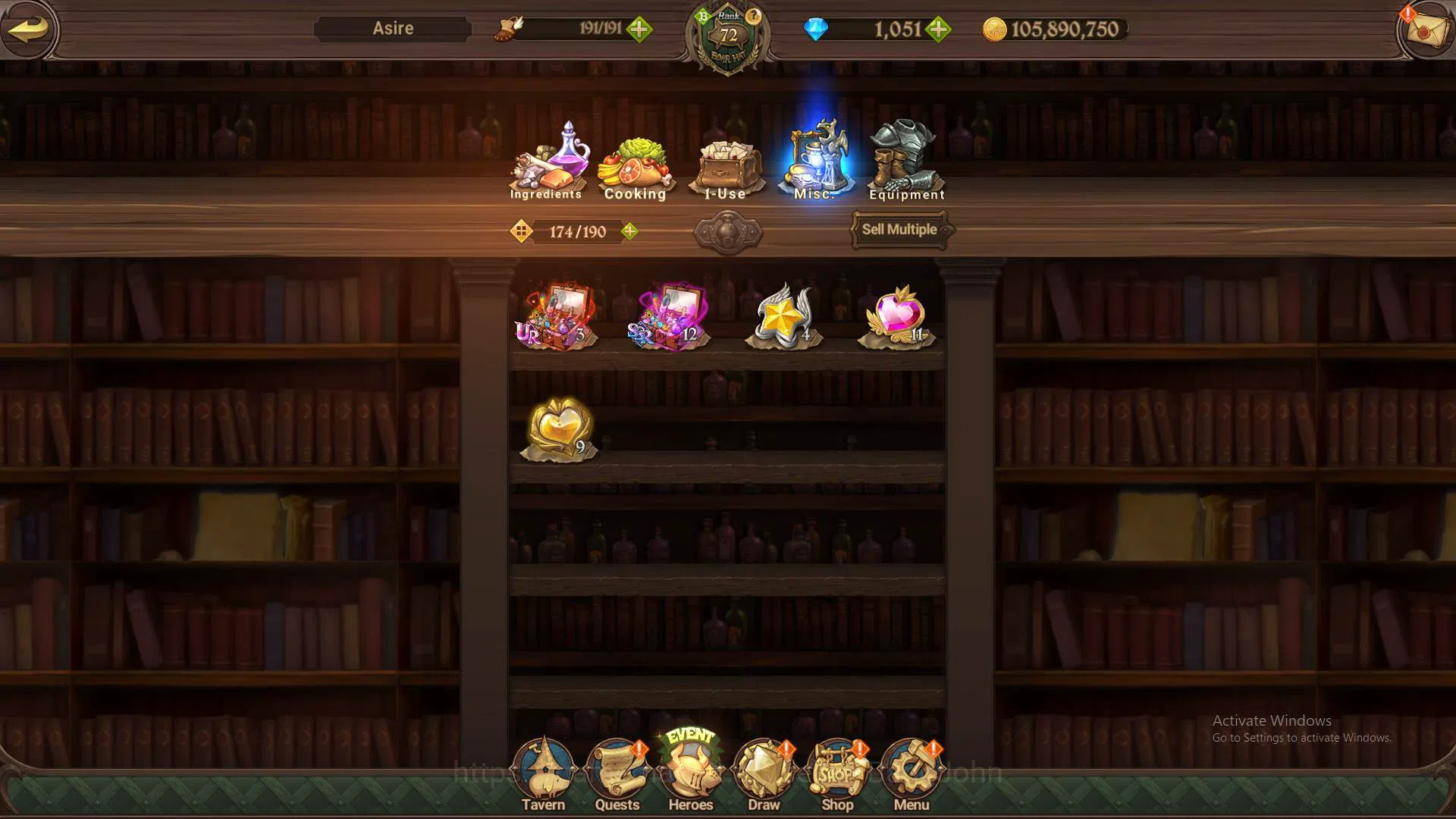 The Seven Deadly Sins: Grand Cross Accounts Others ASIA|1.9m CC|DM 1051|2LR Roxy,Elizabeth|Full collab FF|UR 7