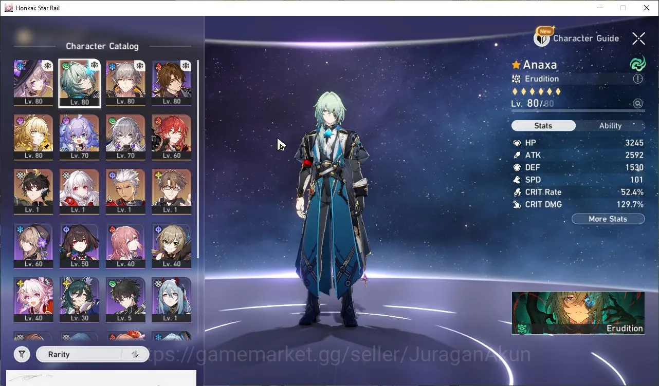 Honkai Star Rail Accounts ASIA|TL 62|5 Limited|[Anaxa ,Anglaea]+Sign | The H image 3