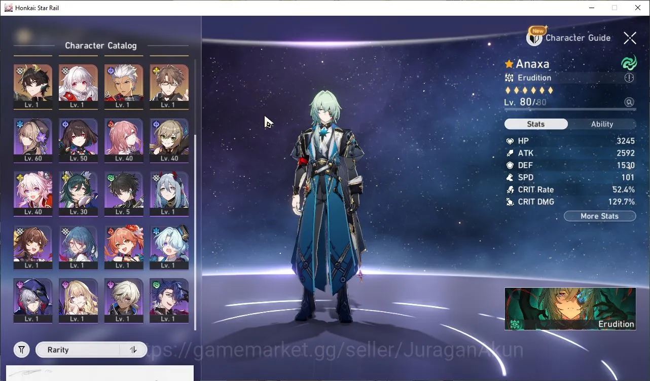 Honkai Star Rail Accounts ASIA|TL 62|5 Limited|[Anaxa ,Anglaea]+Sign | The H image 4