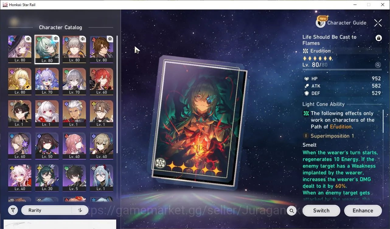 Honkai Star Rail Accounts ASIA|TL 62|5 Limited|[Anaxa ,Anglaea]+Sign | The H image 5