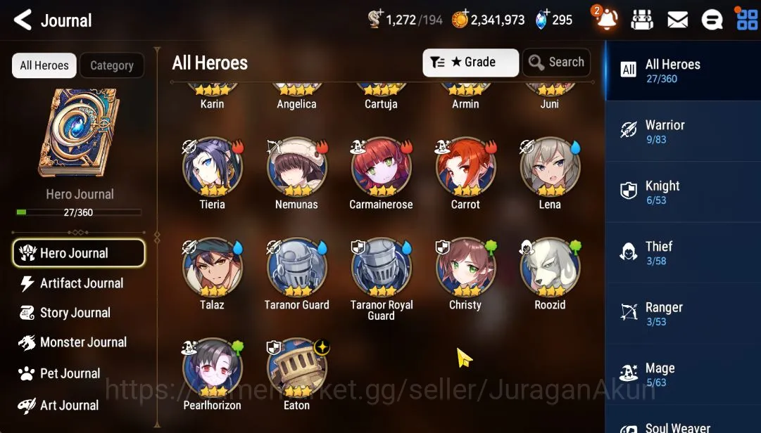 Epic Seven Accounts Global Unverif|Best Starter|Low Progres| 2 ML(Hars image 1