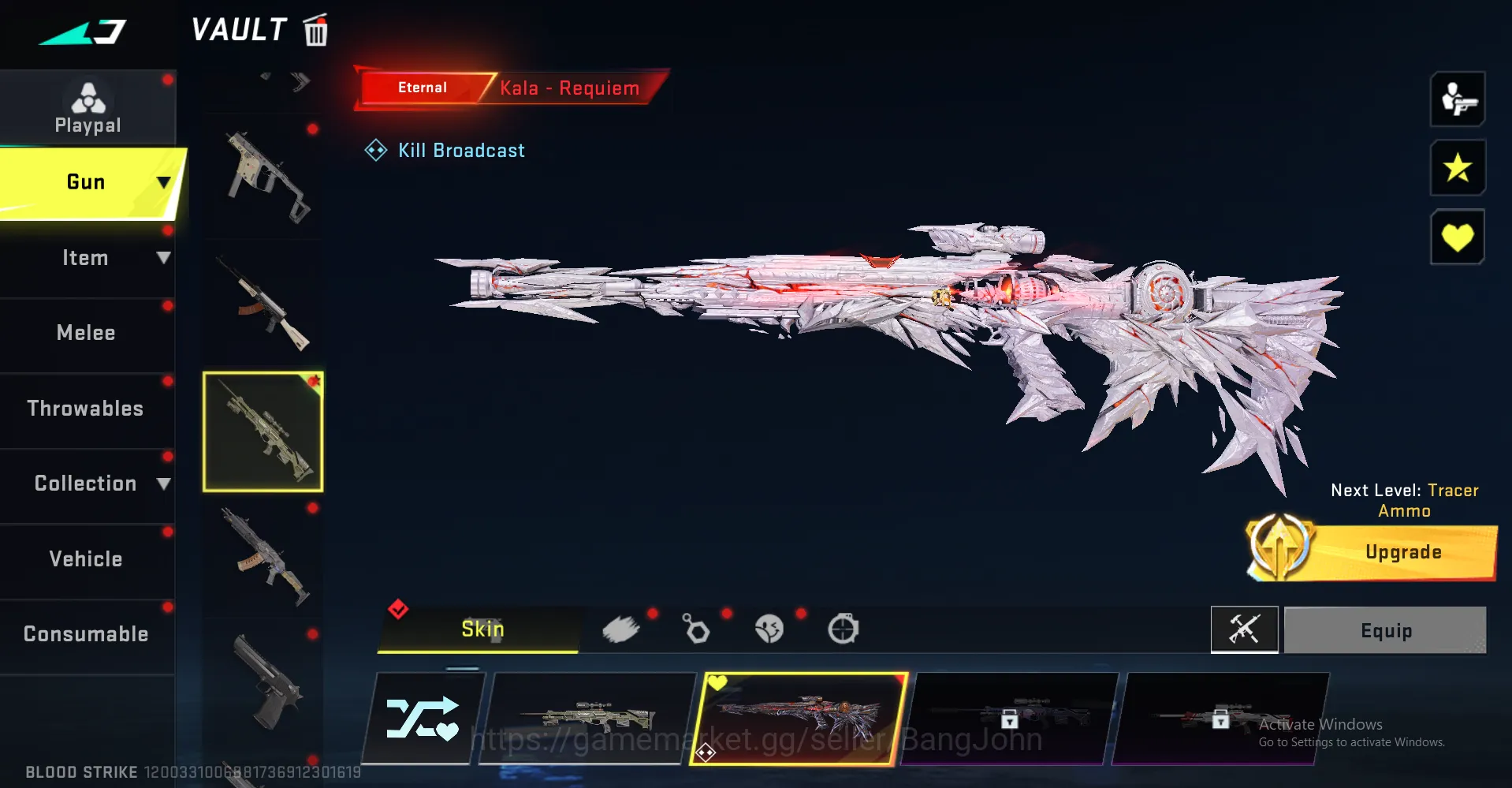 Blood Strike Accounts Others BS079B		 ETERNAL KALA 5
