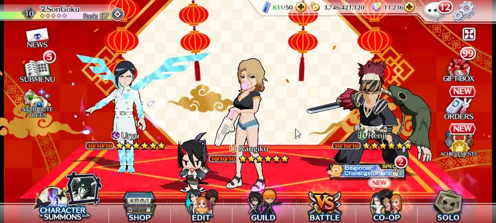 Bleach: Brave Souls Accounts High-End [GLOBAL]| 11k Orb| Fresh Story |Ichigo+Rukia 10th Anniv,Uryu+Renji