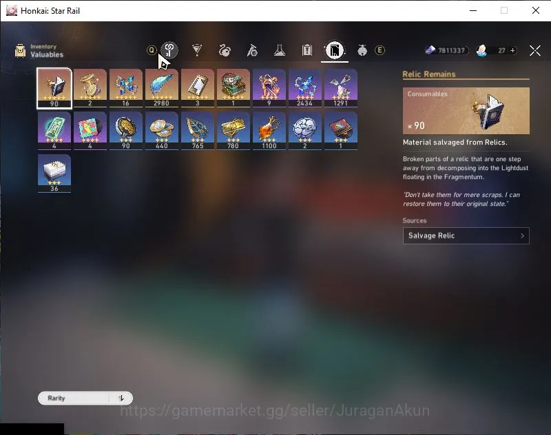 Honkai Star Rail Accounts End Game ASIA|TL 70|13 Limited| [Aventurine, Jingliu, Firefly E1, Acheron, Black Swan]+Sign |MC 4