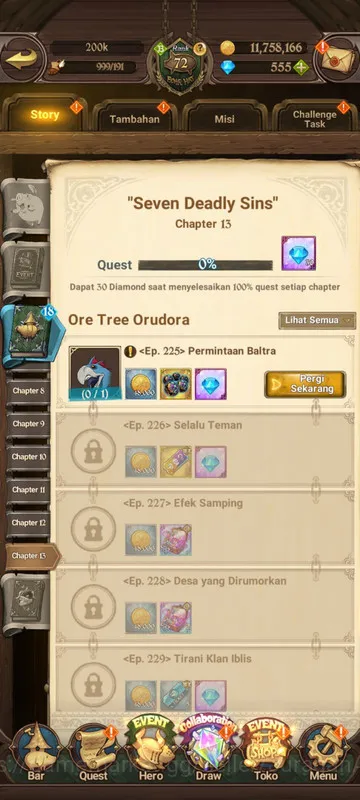 The Seven Deadly Sins: Grand Cross Accounts Midgame Asia |2,6M CC|2LR + 5UR + Collab Konosuba + 555 Gems 5